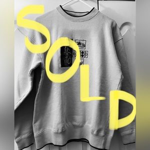 (SOLD) Golfing Crewneck Sweater Embroidered Vintage Style